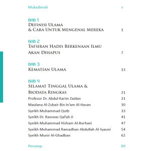 Alternative view of Selamat Tinggal Ulama