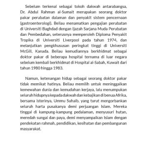 Dr Abdul Rahman Al-Sumaith Jejak Dakwah Pergorbanan dan Manusia - Image 8